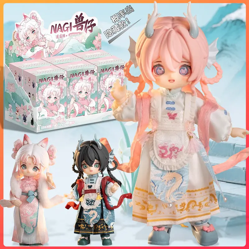 

Nagi 4 Exchange The Untrammeled Traveler Series Ob11 1/12 Bjd Gift Figure Toy Cute Action Anime Figures Dolls Toys
