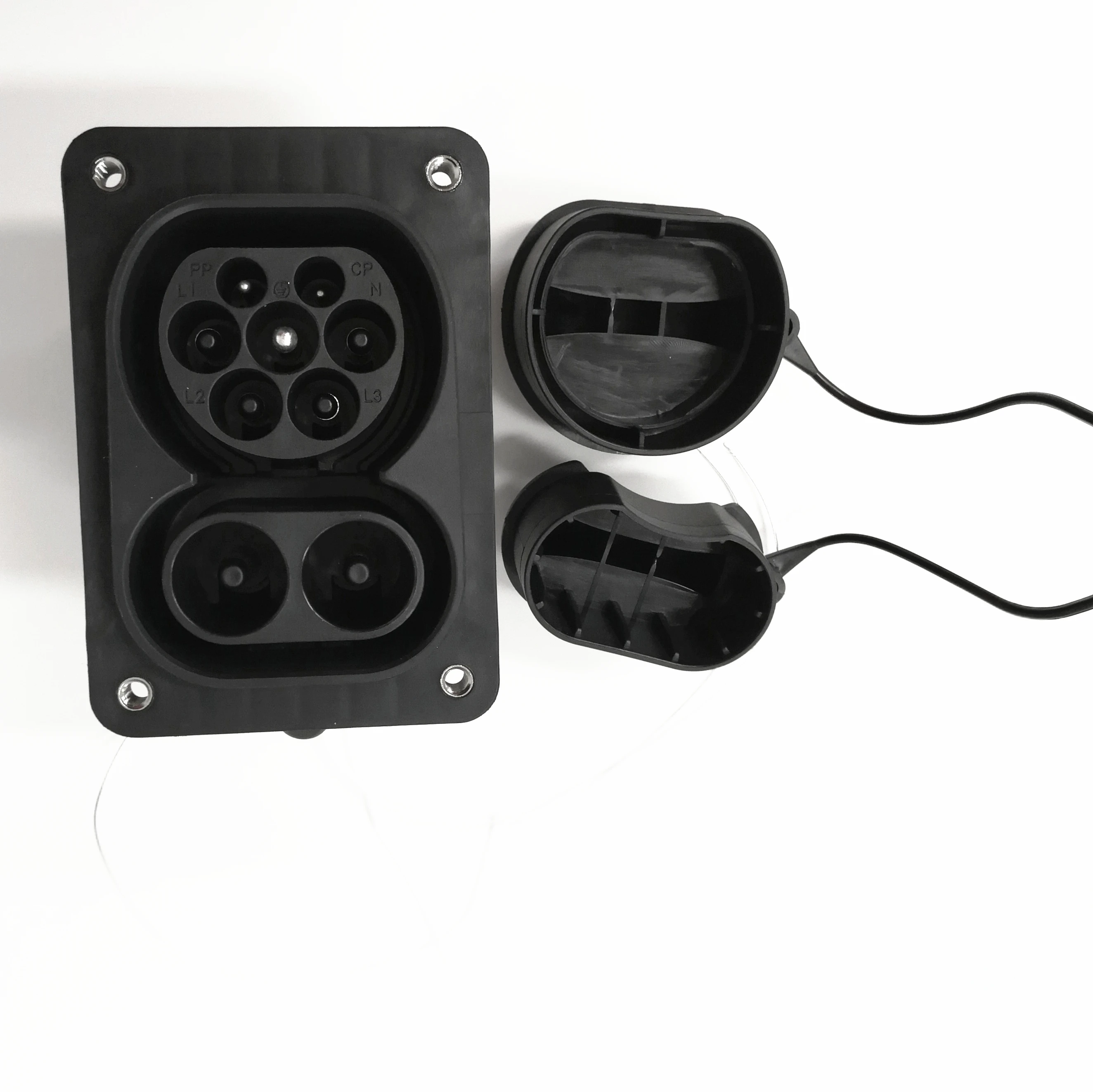 Electric vehicle ccs Combo Type 2 connector 200A 150A 125A 80A DC charging EV inlet CCS2