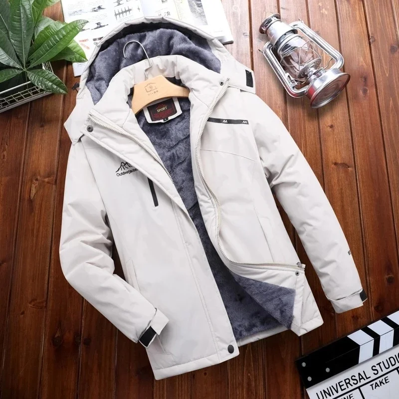 Warm Sports Coat Windbreaker Women Winter Outdoor Waterproof Hiking Ski Jacket Thick Camping Climbing Trekking Fleece Jacket