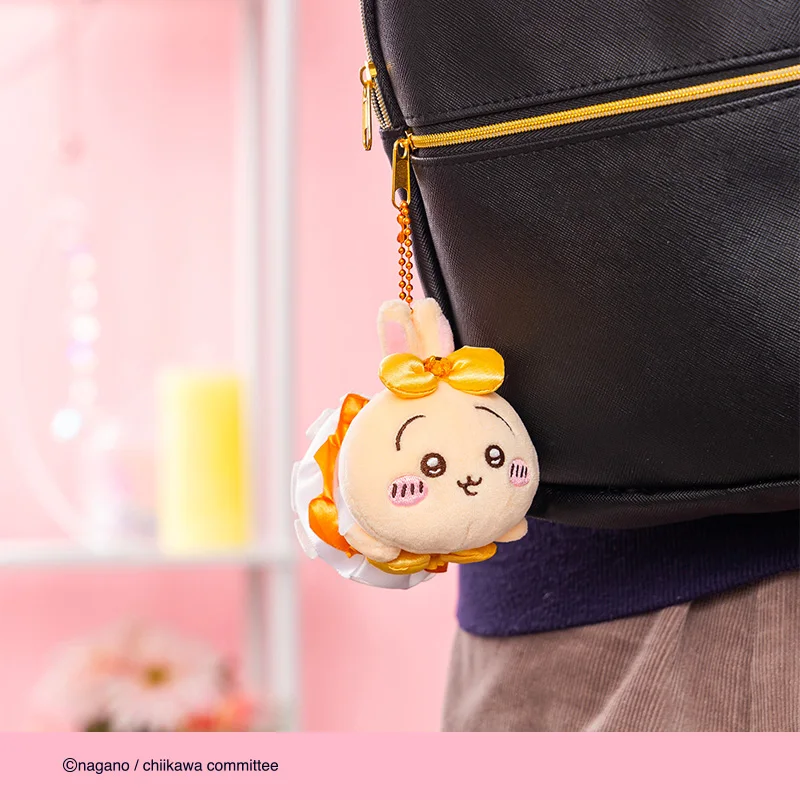 Authentic10CM Kawaii Chikawas Hachiware Usagi Super Magical Girl Series Plush keychain pendant Cute Cartoon Doll Toy Bag Pendant