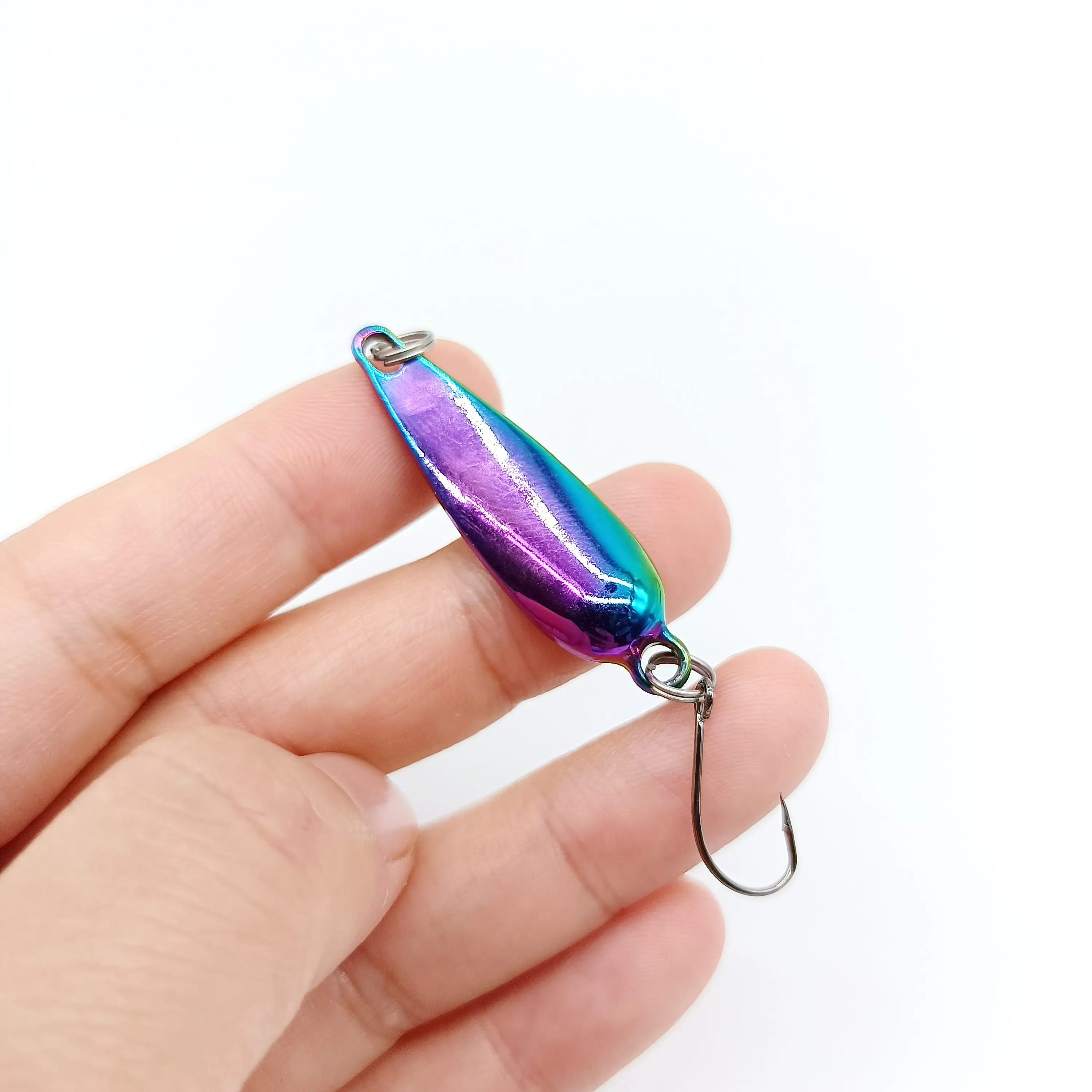 DUODUOYU 1PCS Metall Spinner Löffel Angeln Lockt 1,1g/2,2g/3,5g/5g/7g Isca Künstliche Harte Köder Bass Salzwasser Angeln Werkzeuge – Detail 4
