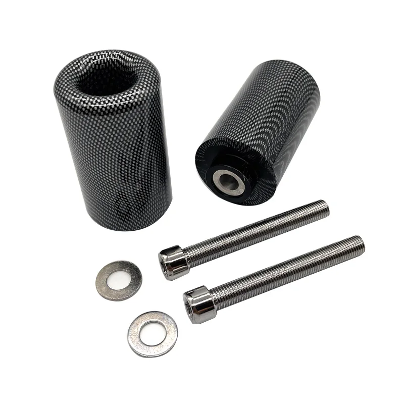 Black Delrin Frame Slider Crash Protectors For Honda CBR929RR (2000-2001) & CBR954RR (2002-2003)