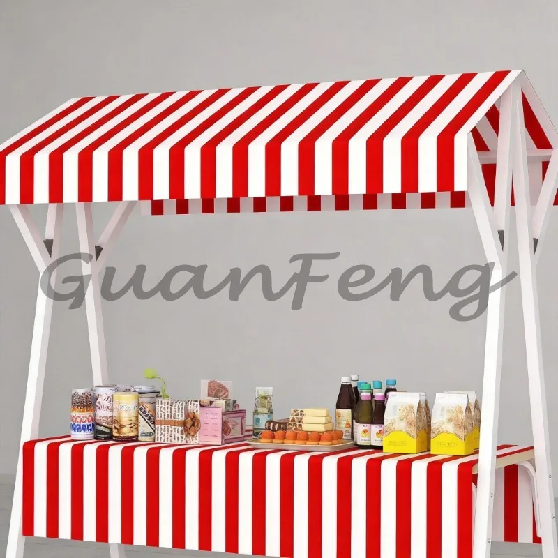 Market stall display stand Foldable commercial night market mobile stall shelf Float promotional display stand Stall car