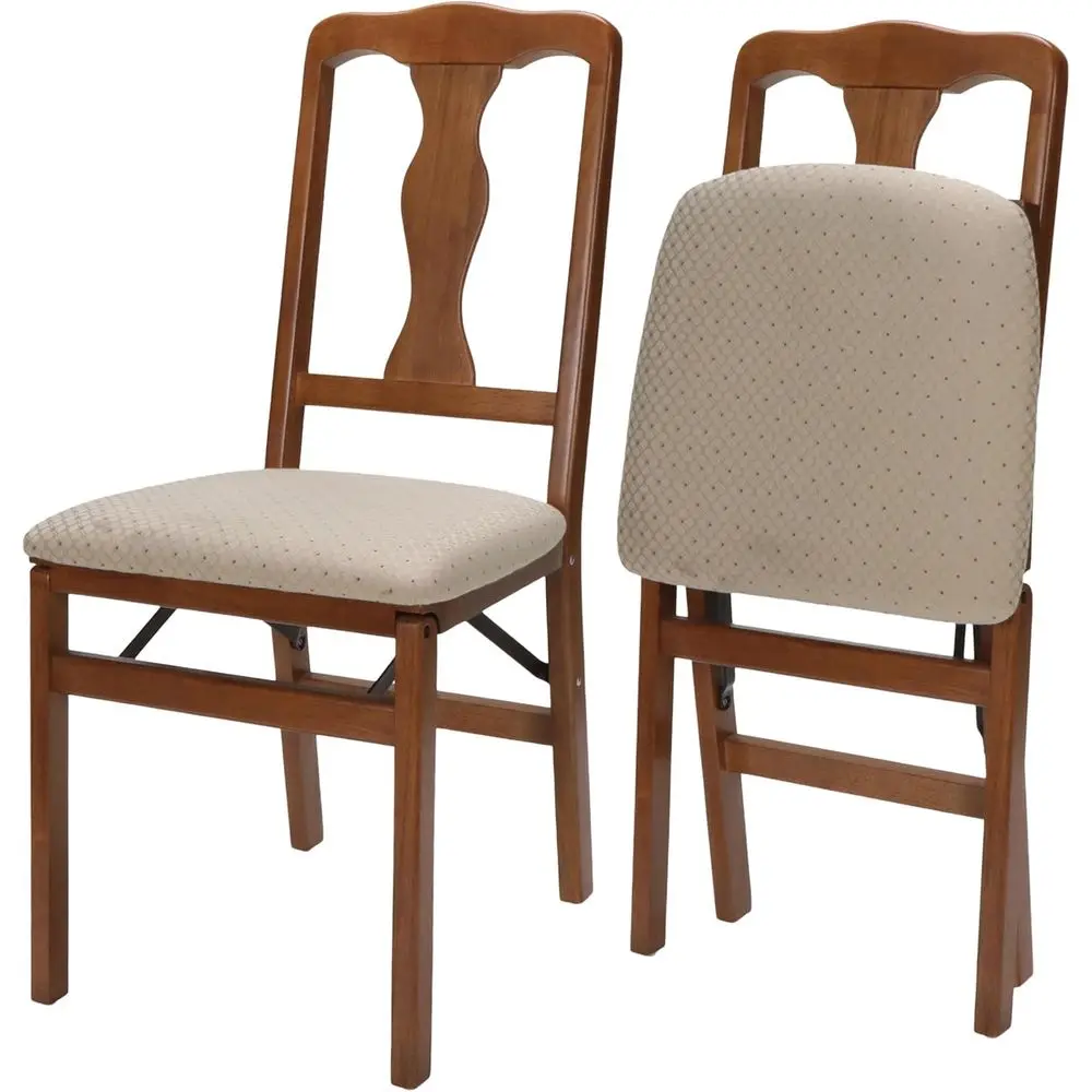 

Комплект из 2 кресел в стиле королевы Анны из вишневого дерева