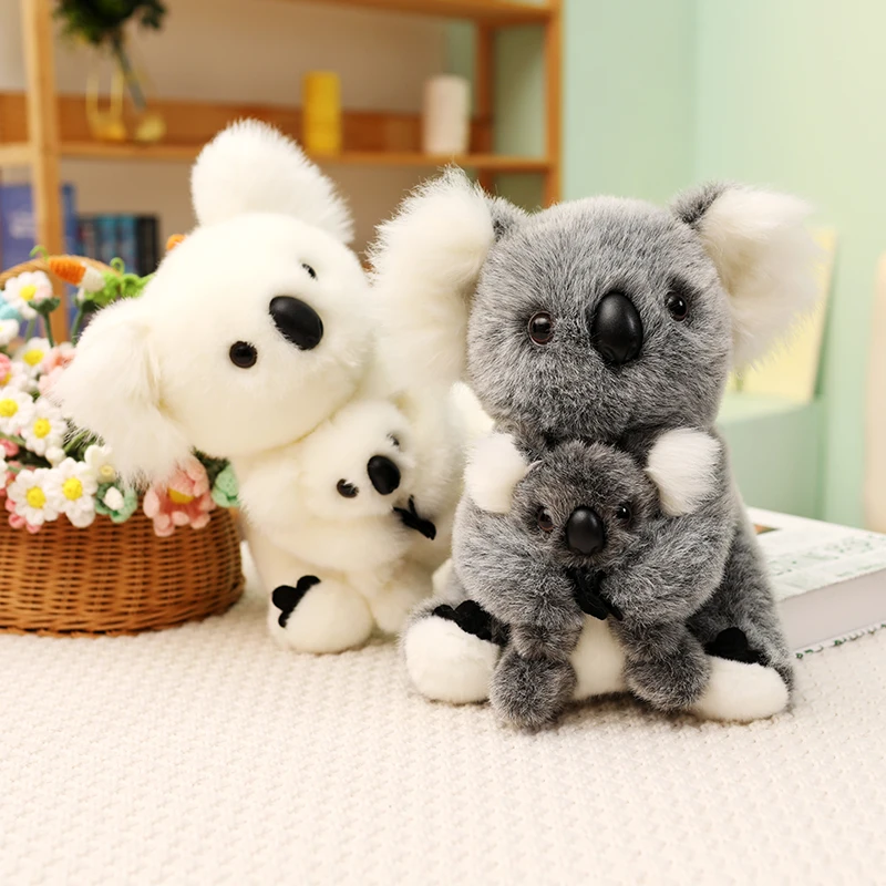 13/21cm Kawaii Simulation Australia Koala Plush Toy Stuffed Animal Doll Mom Baby Kids Infant Girls Toys Birthday Gift Home Decor