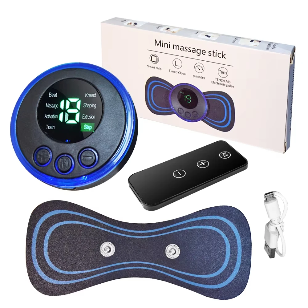 mini massaggiatore per il collo patch Massaggiatore elettrico portatile intelligente per schiena e spalle con cuscino e telecomando