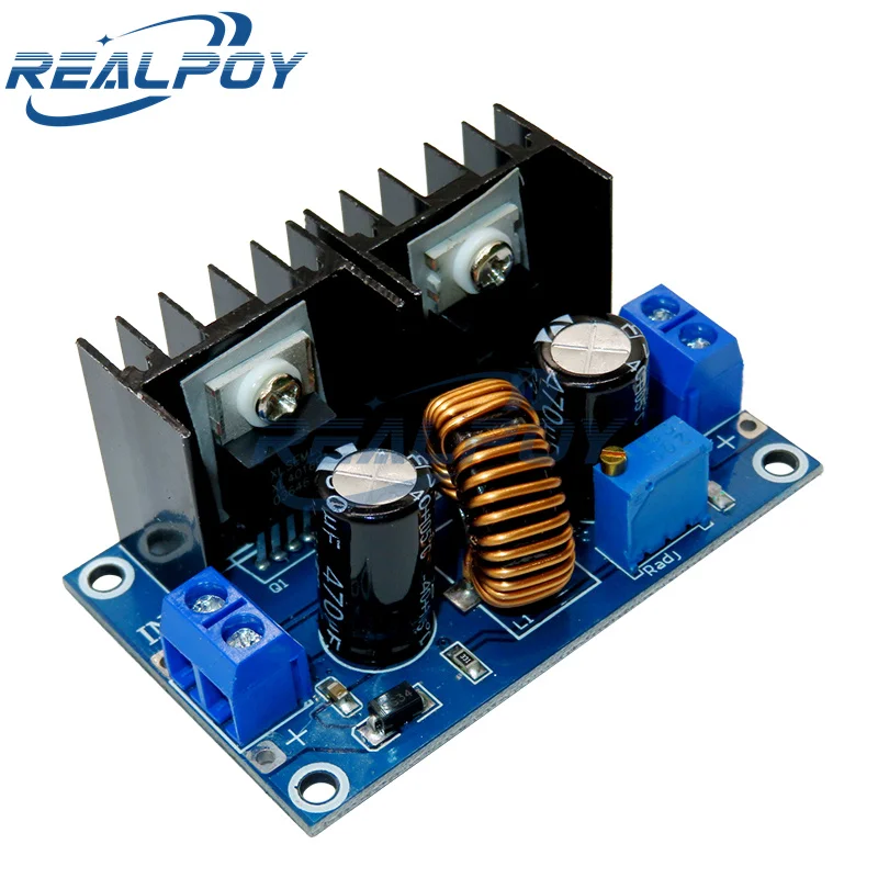 Módulo regulador de tensão, digital pwm, ajustável, DC-DC, 4-40v, 8a, 200w, xh-m404