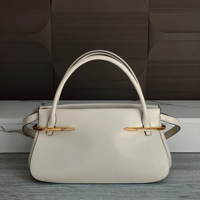 Women Retro Luxury Shell Bowling Bag Korean Style Underarm Shoulder Handbag Versatile Elegant Casual Daily Commute Fashion Purse