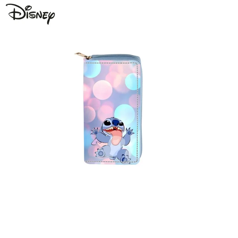 Stitch 2025 New Women's Long Wallet Fashionable and High-quality Women's Multi Card Bag Storage Cartoon Versatile Zero Wallet