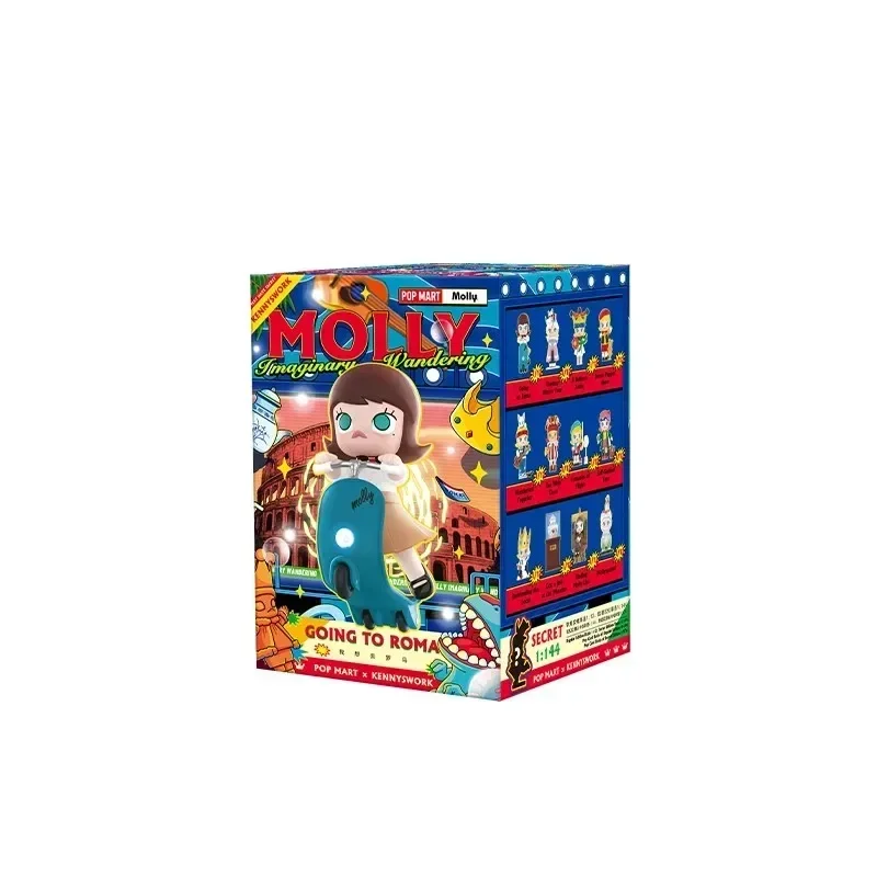 

POP MART MOLLY Imaginary Wandering Series Blind Box Mystery Box Guess Bag Toys Doll Cute Anime Figure Desktop Ornaments Collecti