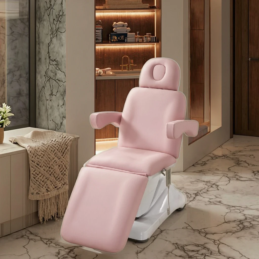 

Wholesale hairdressing luxury portable reclining beauty bed lay down washing spa salon massage beauty center furniture chair