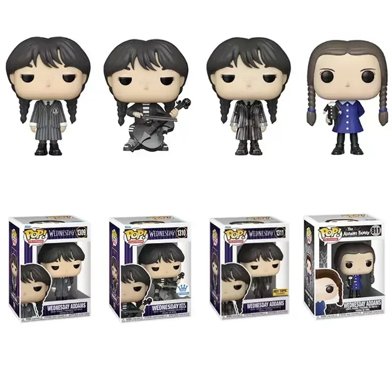 Funko Pop WEDNESDAY # 1816 ADDAMS con CELLO 1310 1309 811 1311 LURCH de la Familia ADDAMS 815 #   Figuras de Vinilo Coleccionables, Juguetes Modelo