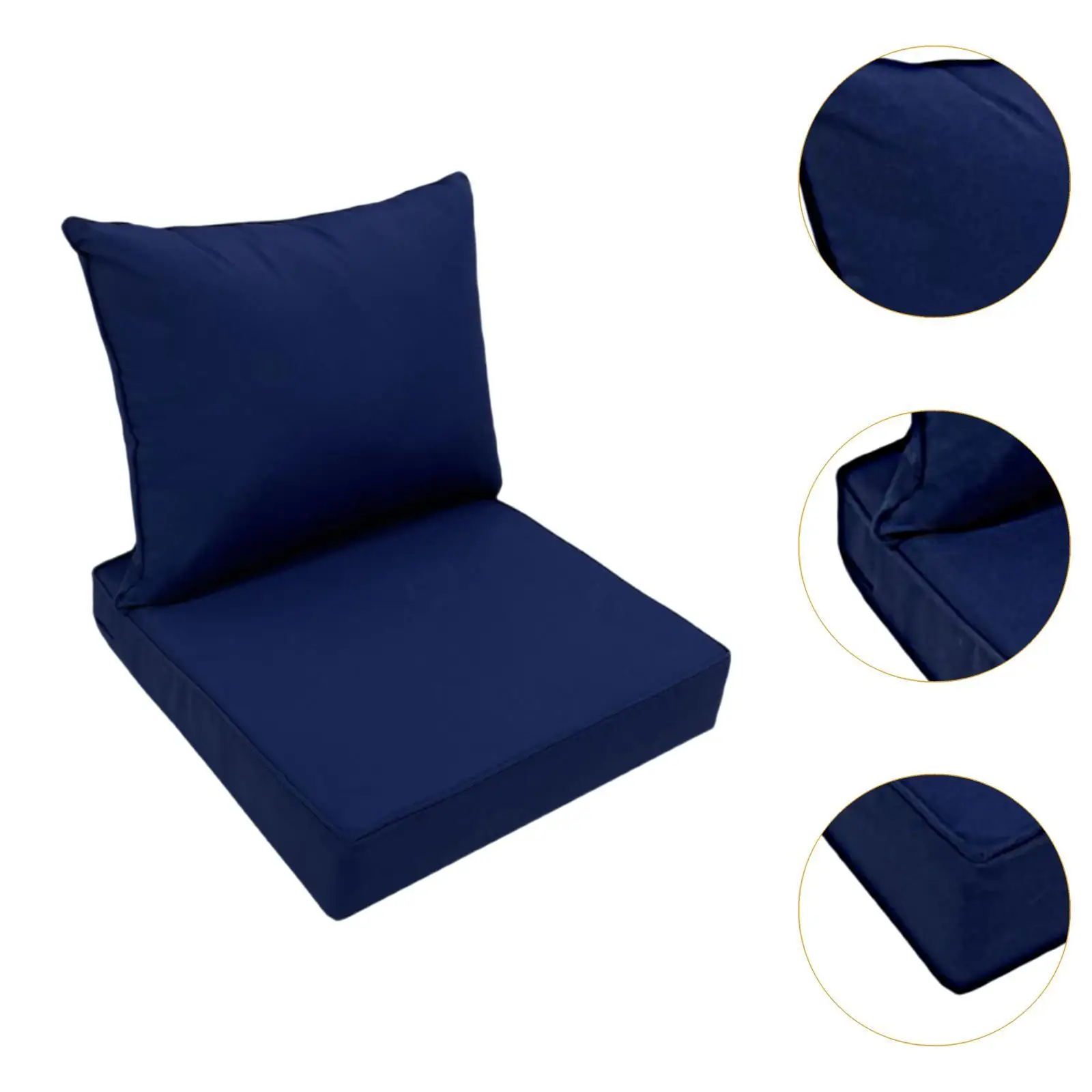 في الهواء الطلق وسادة مقعد عميق مجموعة ملء ثابت 48x48 سنتيمتر صدمة برهان عدم الانزلاق العالمي للإزالة الأثاث التعبئة ورقة رغوة للأريكة