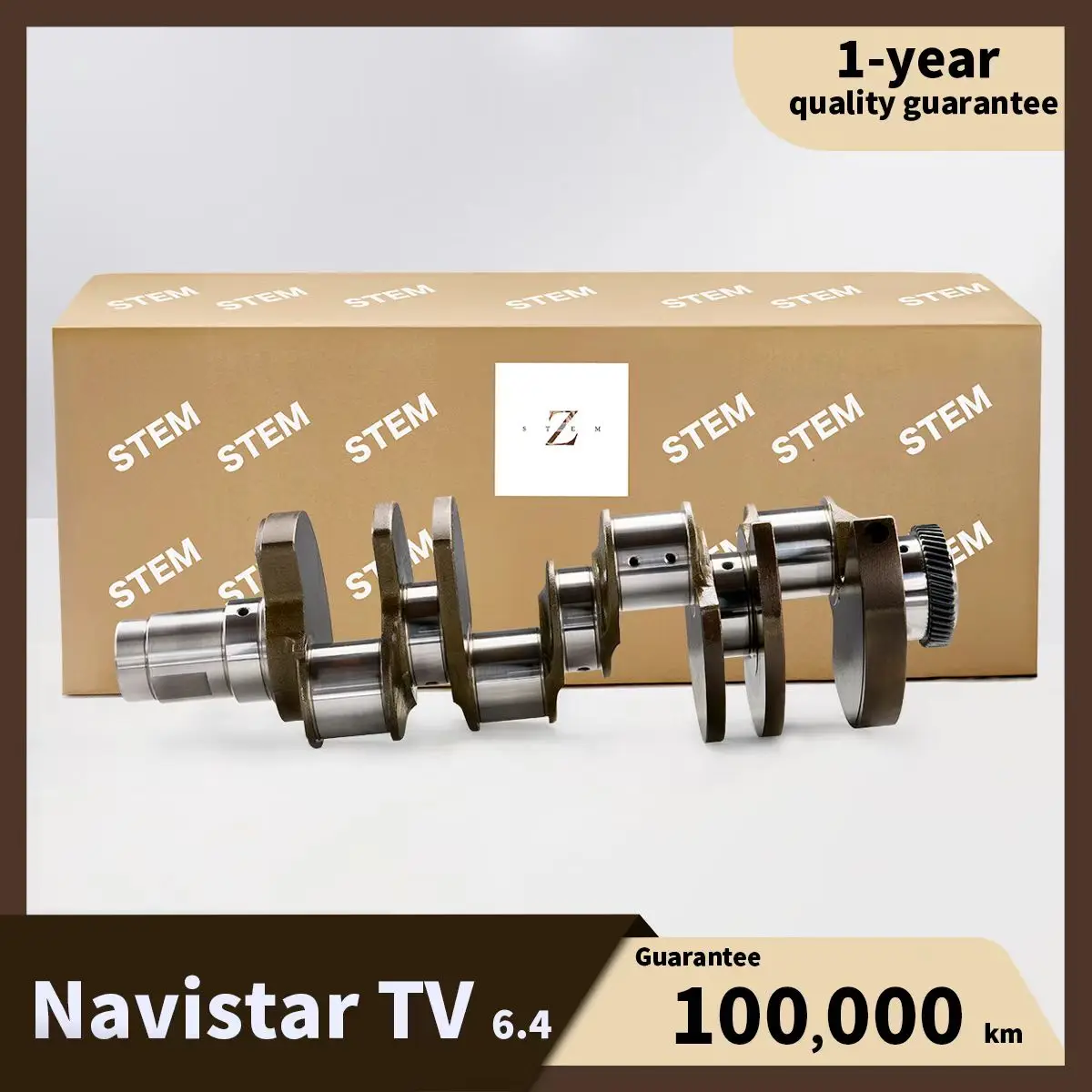 

8C3Z-6303-A Crankshaft for Navistar TV 6.4L Power Stroke Diesel Engine Ford Super Duty Explorer - 1 Year Warranty