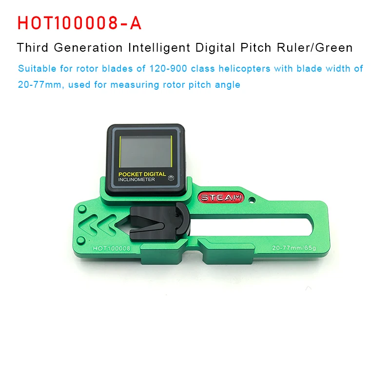 Nouveau testeur d'hélices de jauge de pas numérique de enregistreur RC avec l'affichage LCD pour l'alignement de la lame principale TREX 450 500 550 600 700 hélicoptère RC 26 Nouveau testeur d'hélices de jauge de pas numérique de enregistreur RC avec l'affichage LCD pour l'alignement de la lame principale TREX 450 500 550 600 700 hélicoptère RC 26
