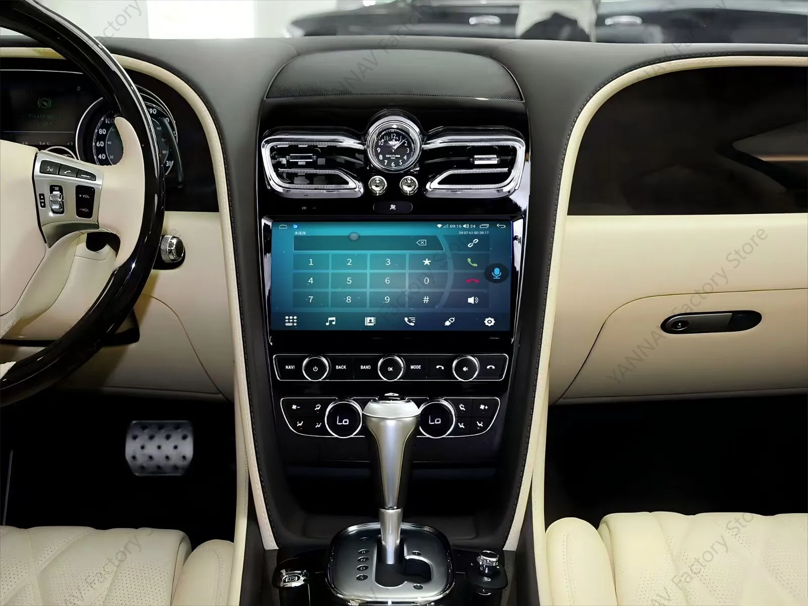 Android 14 New upgrade Touch Screen Car Radio Multimedia GPS Navigation For Bentley GT Continental Flying Spur 2005-2019