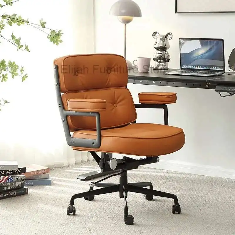 

Support Armrest Office Chair Wheels Soft Modern Rolling Swivel Office Chair Design Cheap Relaxing Silla Escritorio Furniture