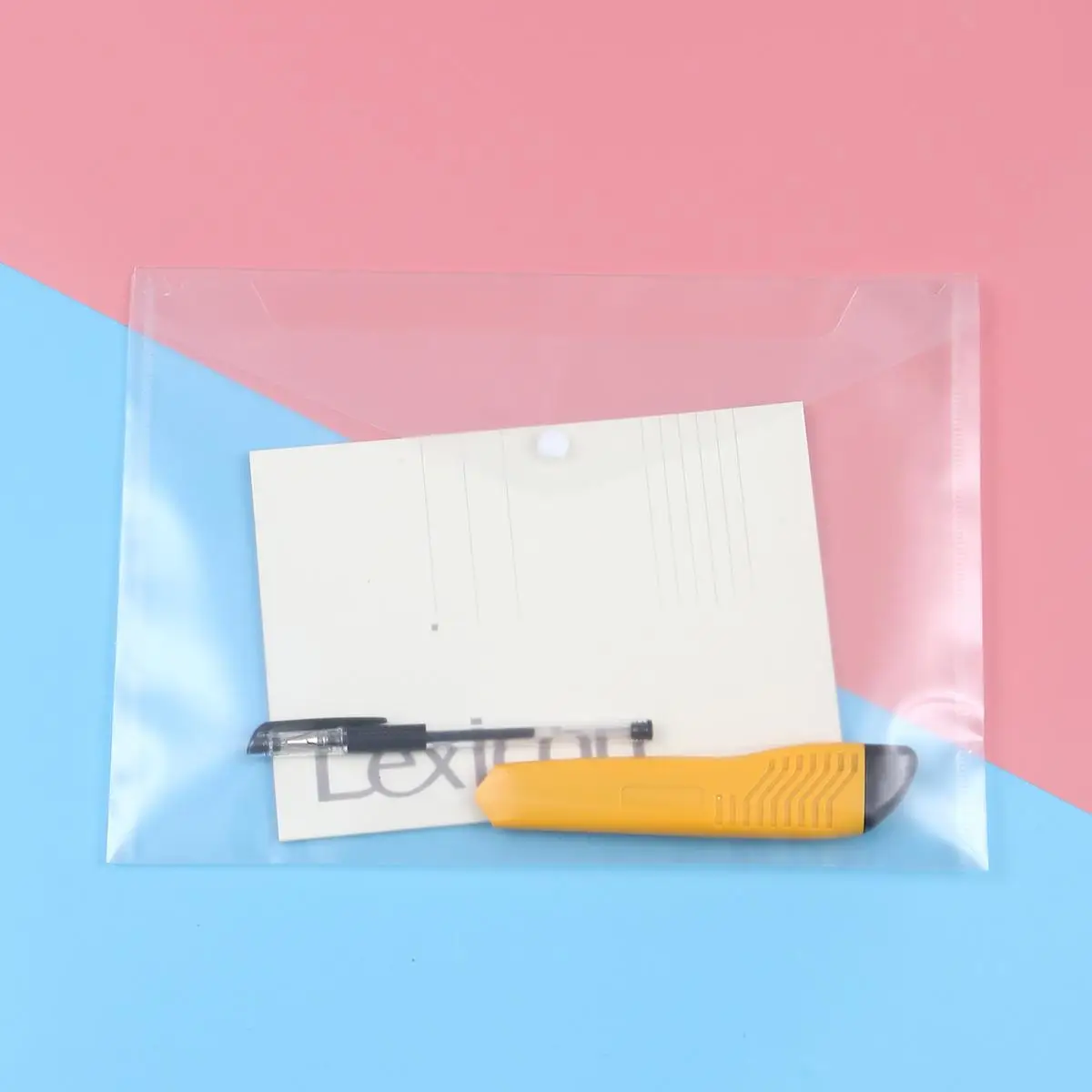 24 шт. прозрачные пластиковые пакеты для файлов на молнии для документов, бумаги, журналов, школьного офиса, органайзер для хранения, набор портфелей