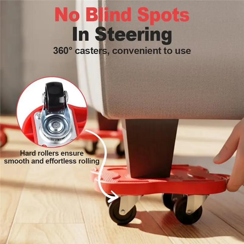 A25I-Furniture Lift Mover Tool Set, Portable Furniture Moving Wheels Multi-Functional Adjustable For Home Lifter