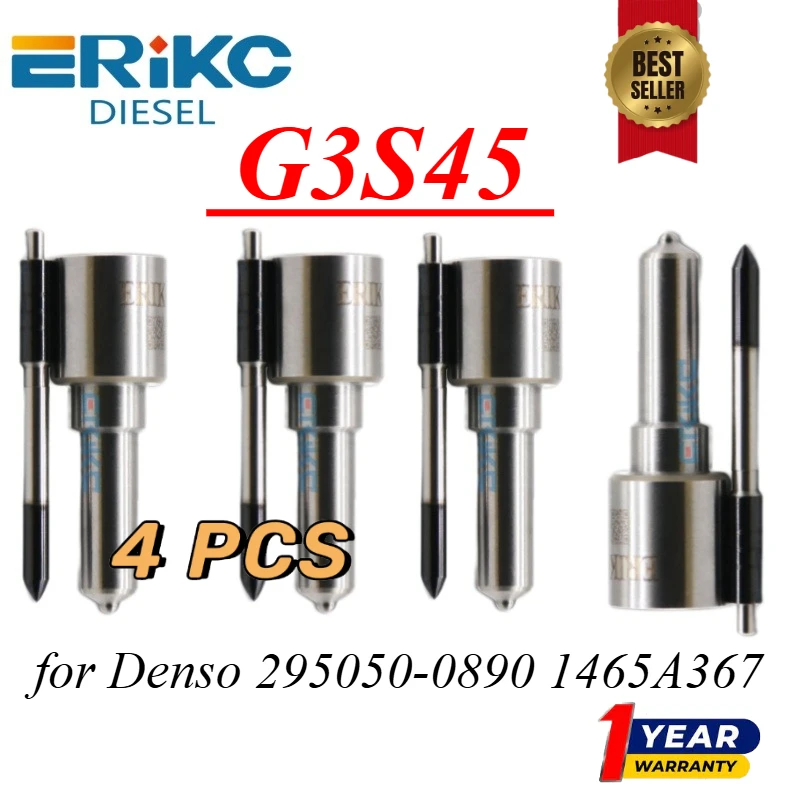 

4 шт. G3S45 насадка 293400-0450 автоматический наконечник форсунки дизельного топлива для Mitsubishi 295050-0890 295050-0891 1465A367 спрей