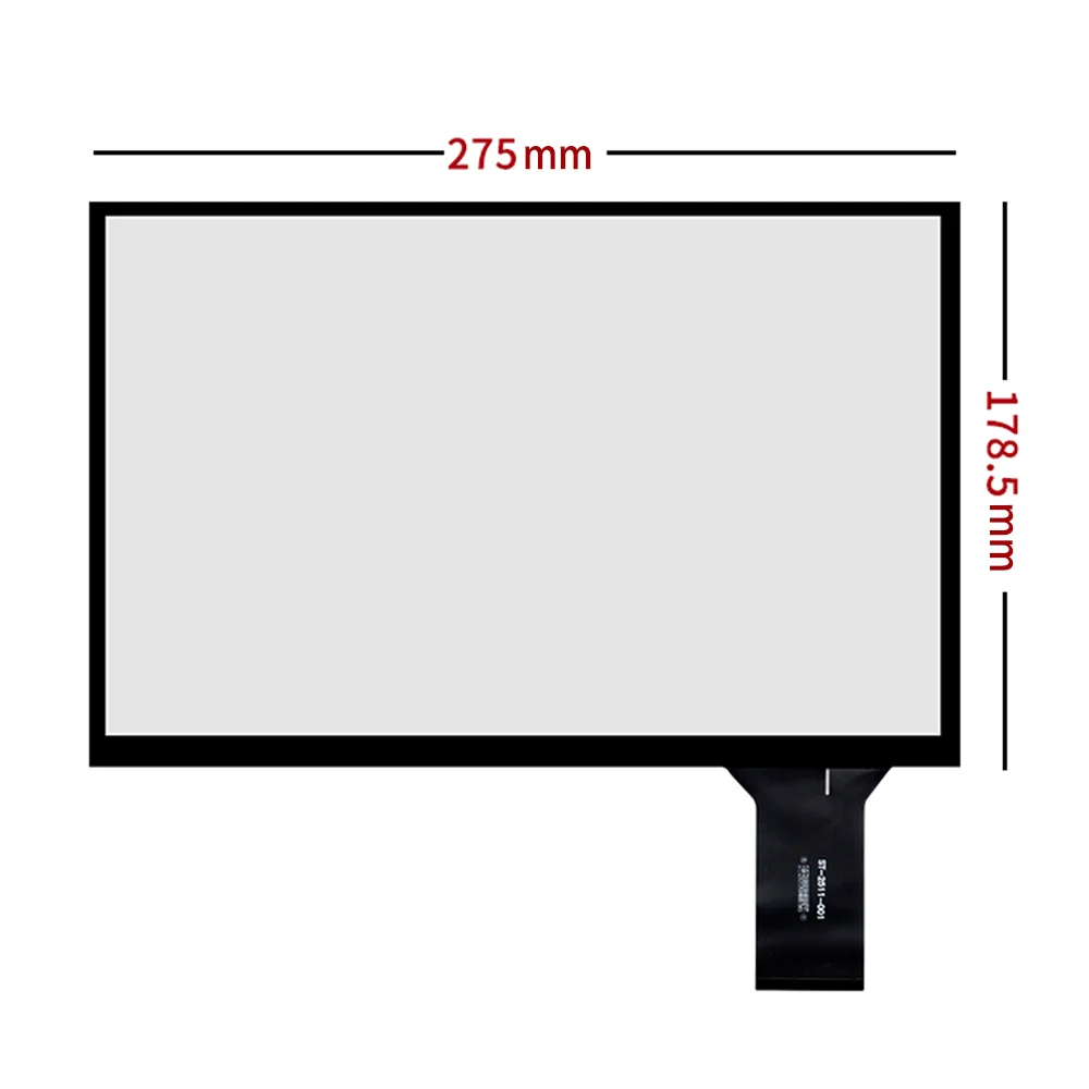 New for 12.1inch 275X178mm Capacitive Touch Screen + USB Control Card Set Cable Plug and Play