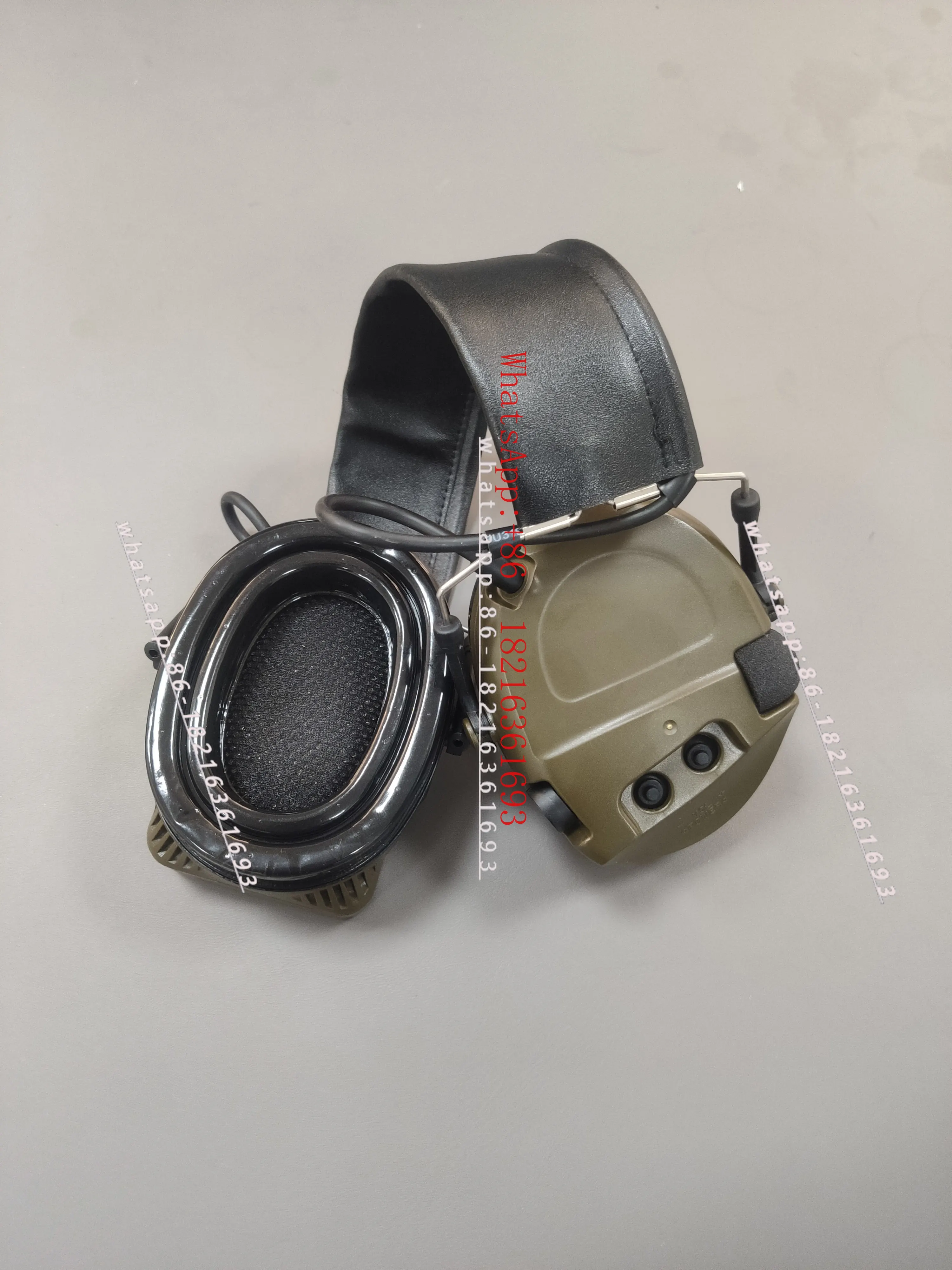 Store 2055   Tactical Earphones Without Communication Plug for Noise Cancelling and Pickup Communication Earphones
