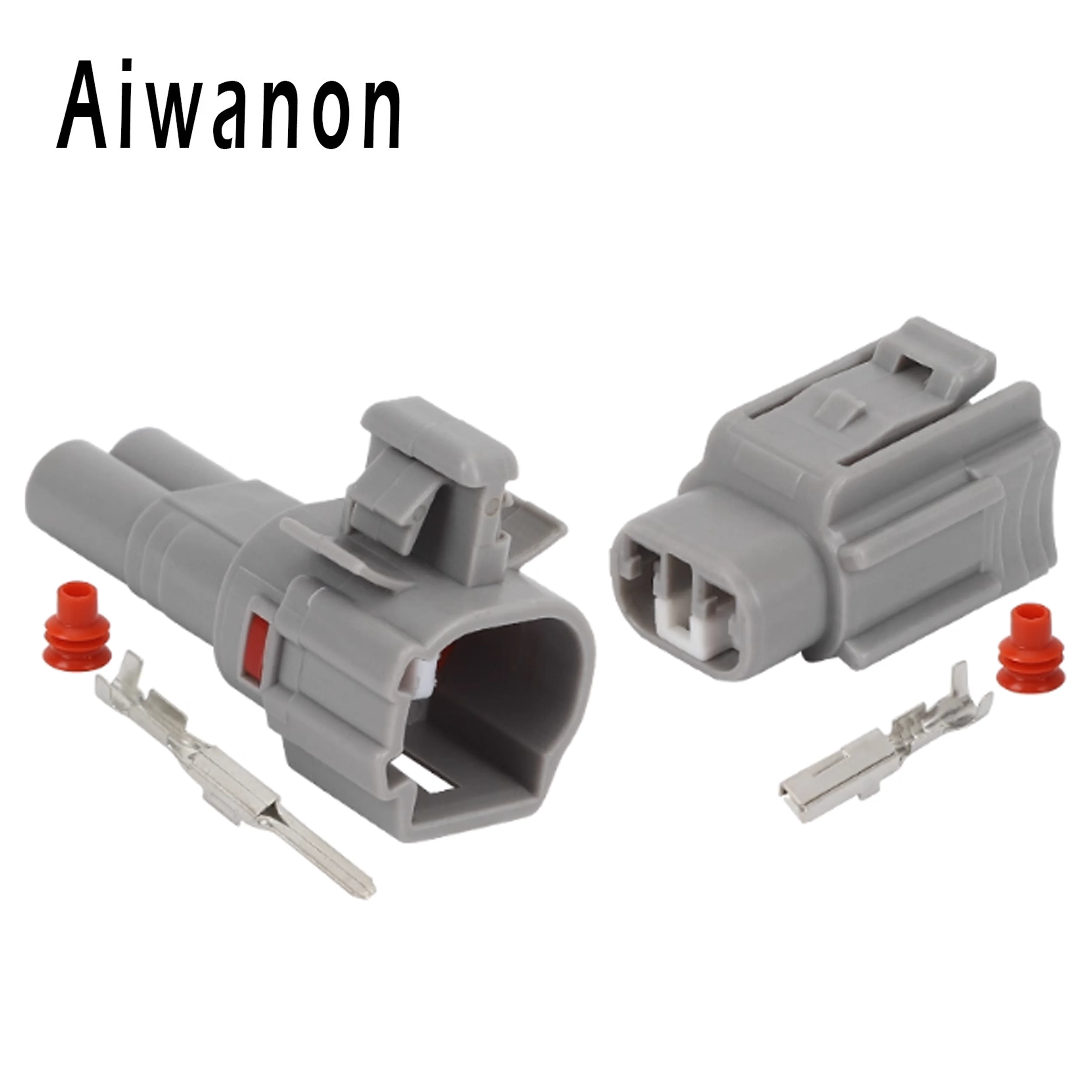 

1 Set 2 Pin Car Fog Lamp Turn Tail Light Electrical Connectors Female Male Plug 6189-0176 6188-0098 for Toyota Nissan Honda