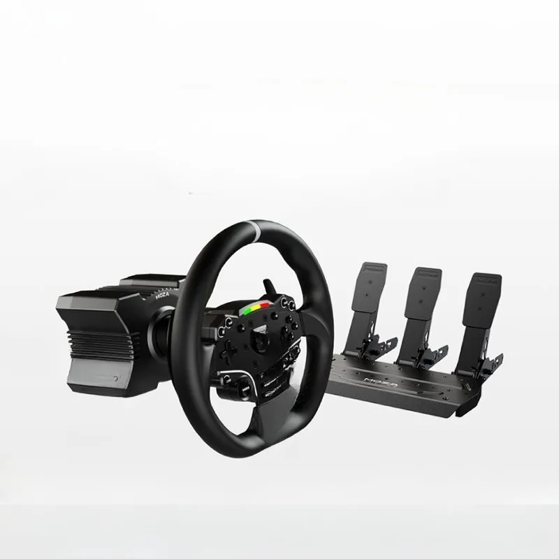 Racing emulator game steering wheel