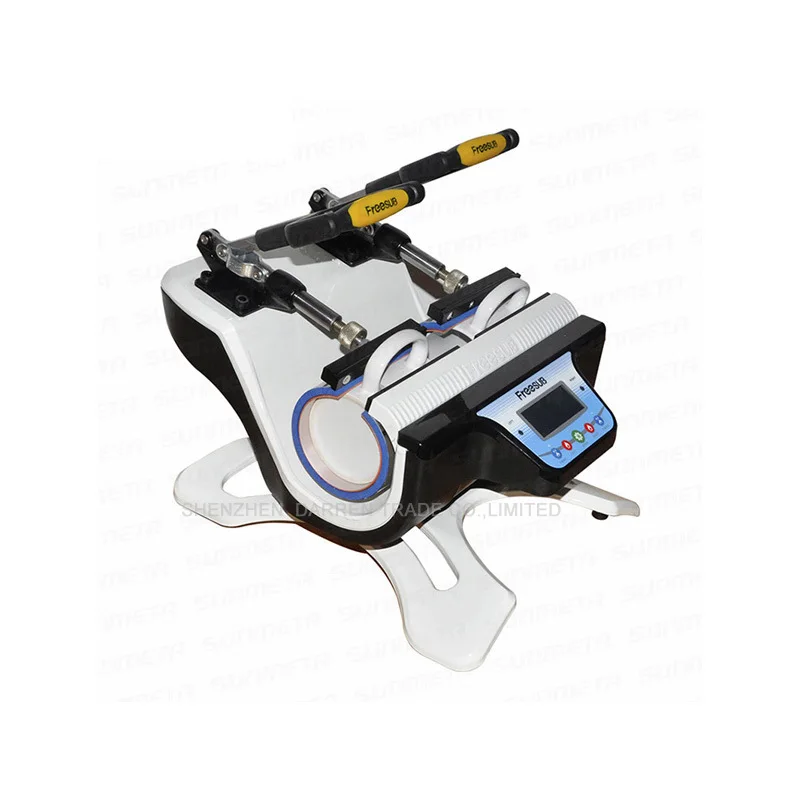 110 V/220 V Mok Warmte Persmachine Mini Dubbele Station Mok Persmachine Mok Sublimatie Overdracht Machine ST-210