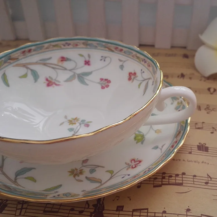 160ML Tea Cup Set European Style Bone China Coffee Cup High Grade Afternoon Tea Cups Creative Ceramic Tea Set Tea Set Cup