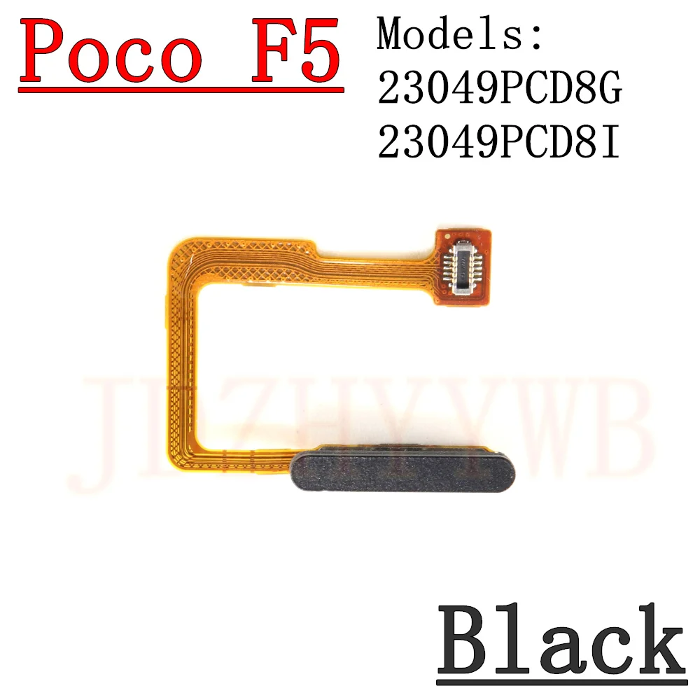 Finger Print Scanner Flex Cable Power On OFF For Xiaomi Poco F5 Pro F5Pro Home Button New Fingerprint Sensor image 5