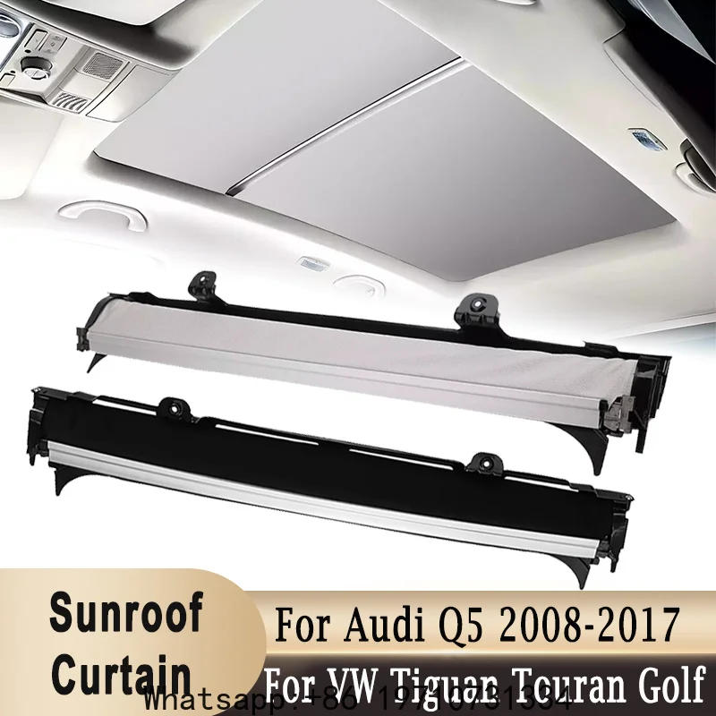 

For Audi Q5 Panoramic Sunroof Curtain Skylight Sunshade for VW Tiguan Jetta Golf6 Passat Variant Sharan for Skoda Yeti 2008-2017