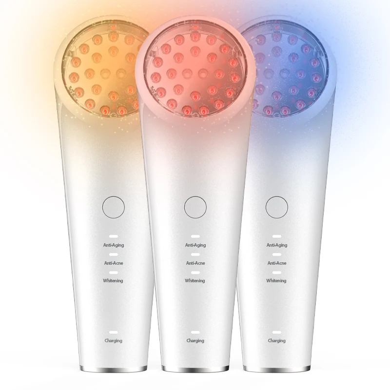 

Professional 3 Colors Led Photon Skin Rejuvenation Anti-Wrinkle Whitening Home Beauty Instrument