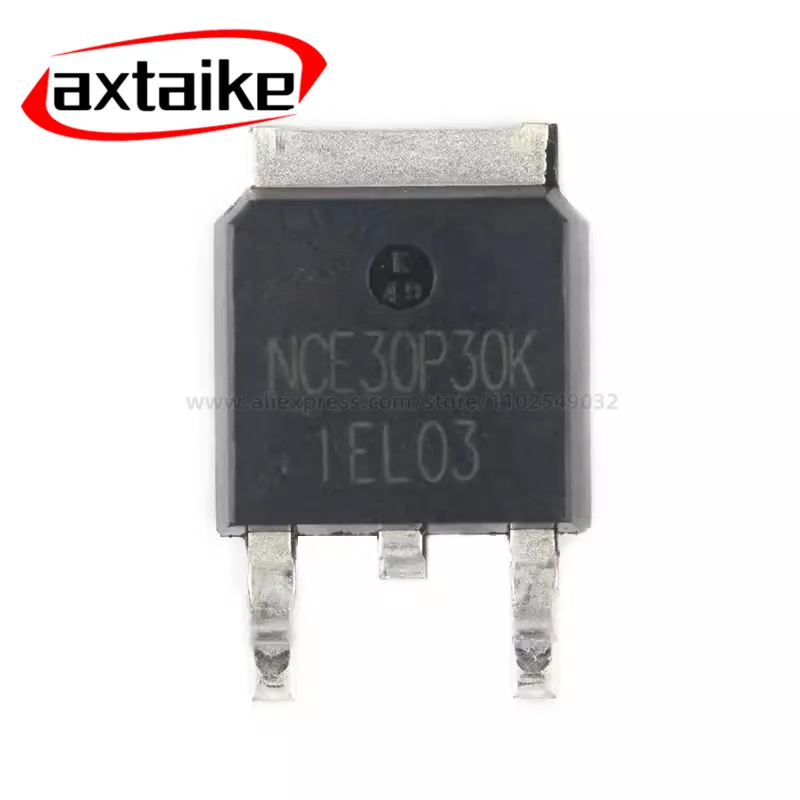 20PCS NCE30P30K TO-252 30V 30A 60W DPAK NCE30P30 P-Channel Enhancement Mode Power MOSFET SMD Transistor
