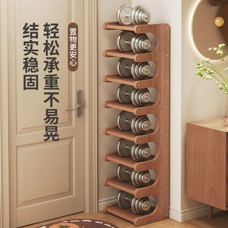 The shoe rack  and the narrow multi-layer storage rack in the household corner enters the door. Small space-saving shoe cabinet view 3