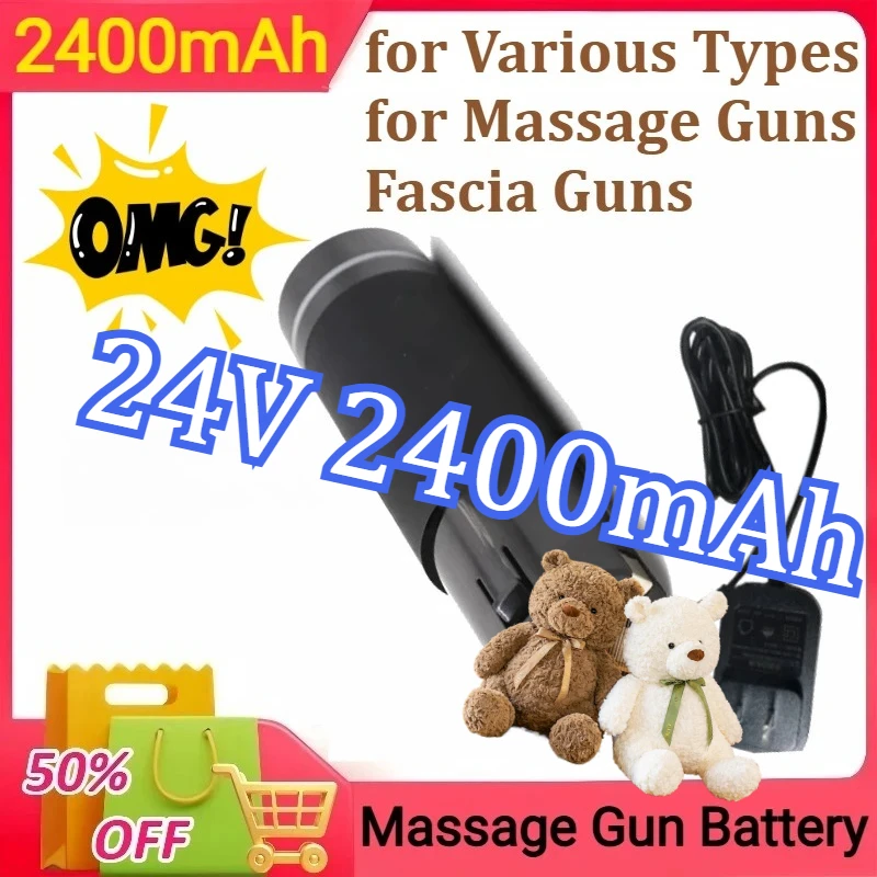 

High-capacity Massage Gun Battery for Various Types for Massage Guns/Fascia Guns 24V 2400mAh