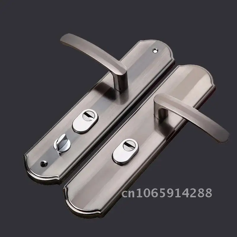 

Aluminium Alloy Door Handle Universal Lock Door Handle Panel Door Handle Household Hardware Thickened Lock Security Pair