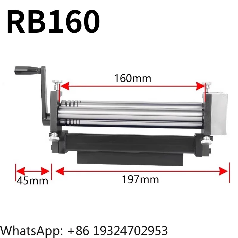 RB320/RB160 Slip Roller Machine Manual Bending Machine Home DIY Tool,for Sheet Metal/Wire/Round Tube Arc Shape Bending