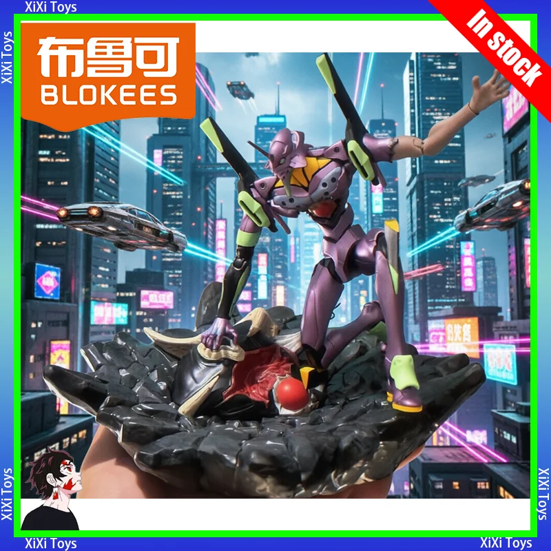 

BLOKEES Legend Edition Neon Genesis Evangelion EVA TEST TYPE-01 Awakening TV Ver. Unit 8 & Alpha Unit 1 Hand Model Collection Fi