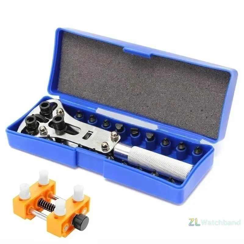 1/2/3/4pc Adjustable Screw Back Remover Wrench Steel Watch Case Opener 3 Jaw Open Cover Tool Bottom Opener Watch Repair Tool Kit