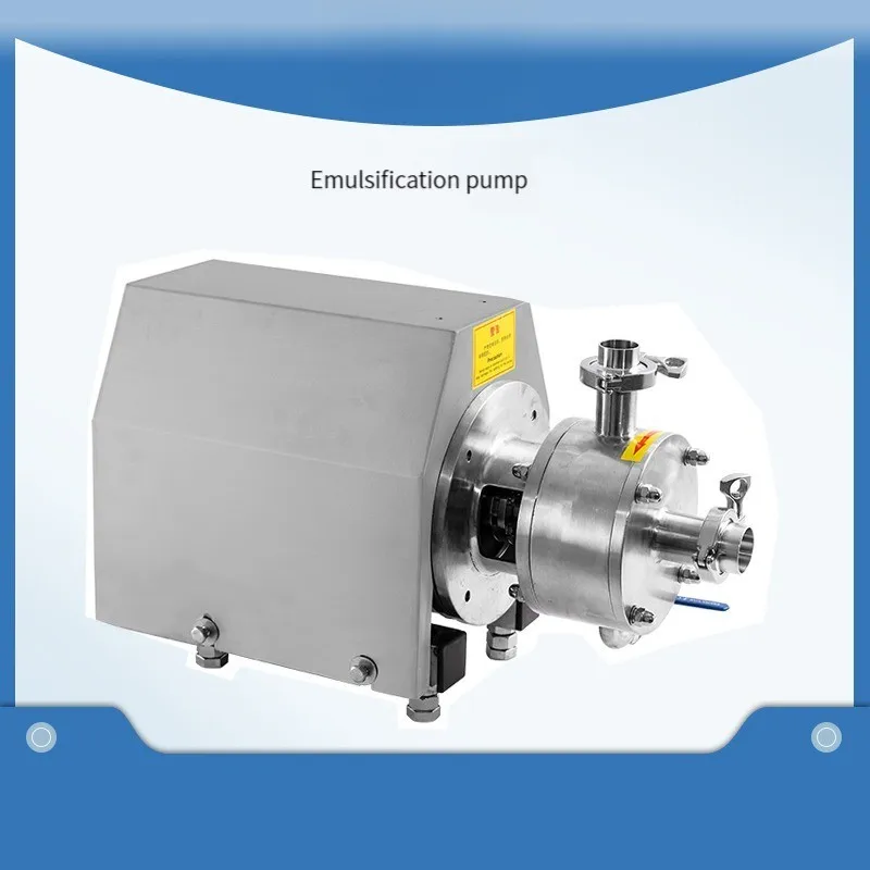 Máquina de emulsión de alta cizalla de una sola etapa, tubería Industrial, bomba de emulsión mixta de tres etapas, homogeneizador de cizalla sanitaria de grado r