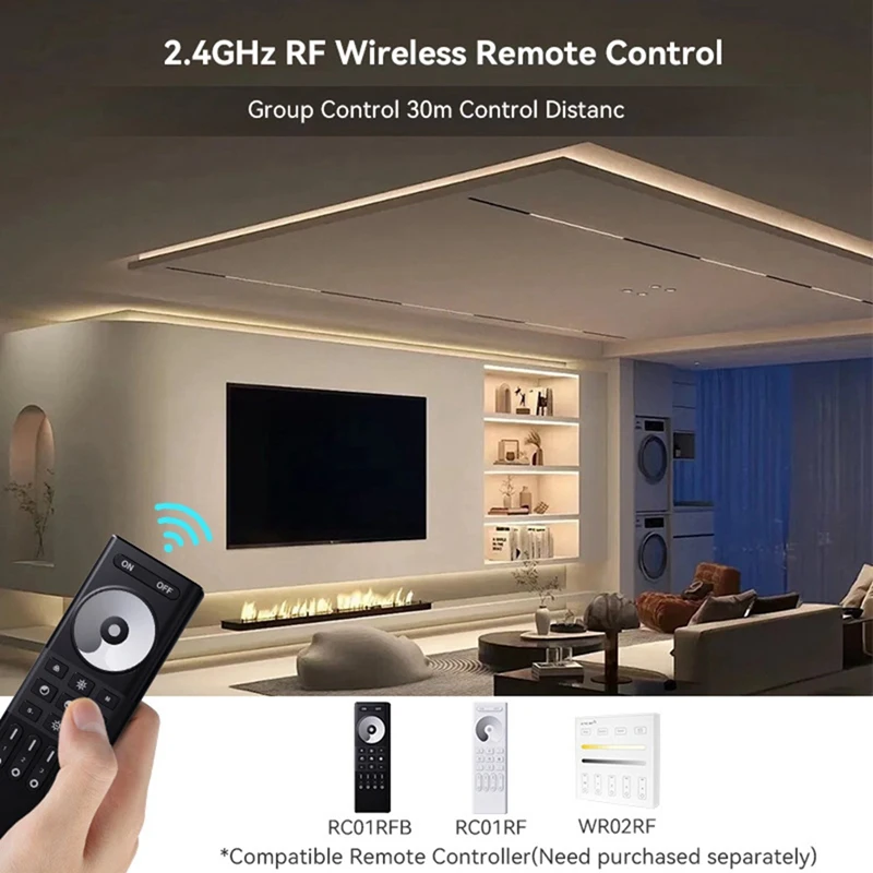 C01W Tuya وحدة تحكم شريط الضوء و C02W 2.4G WIFI بلوتوث تطبيق جوال وحدة تحكم ذكية التحكم الصوتي الذكي B-ABFB #5