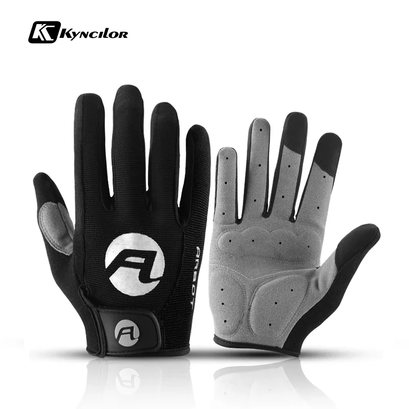 New Summer Bicycle Full Finger Cycling Bike Gloves Absorbing Sweat for Men and Women Bicycle Riding Outdoor Sports Protector