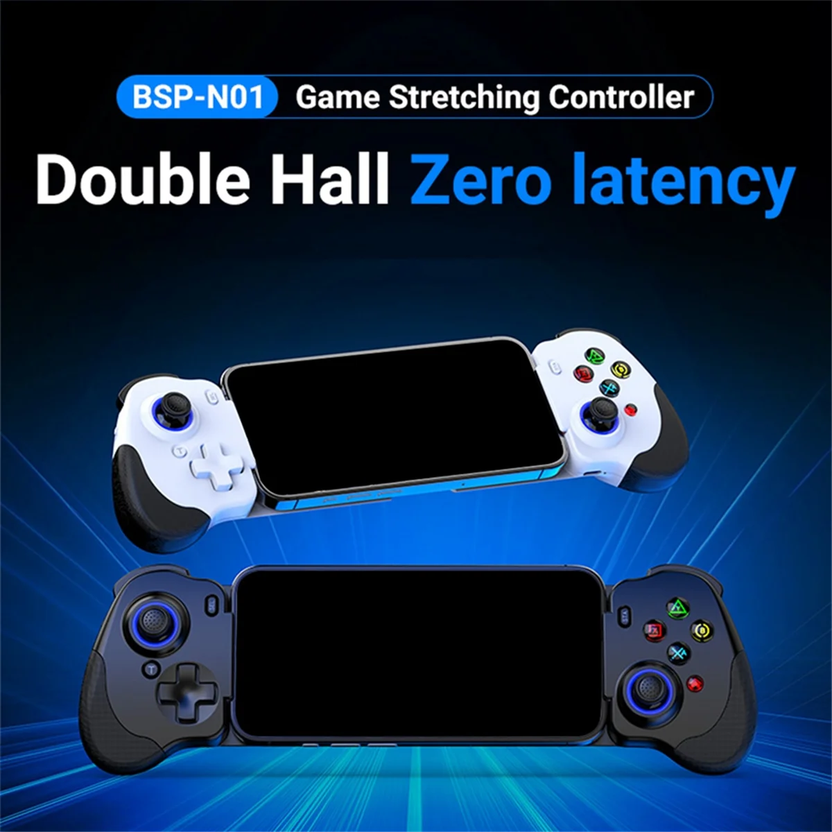 CCDD N01 Проводной контроллер растяжения типа C Android I15 Мобильный потоковый ПК Облачные игры с джойстиком с нулевой задержкой Черный