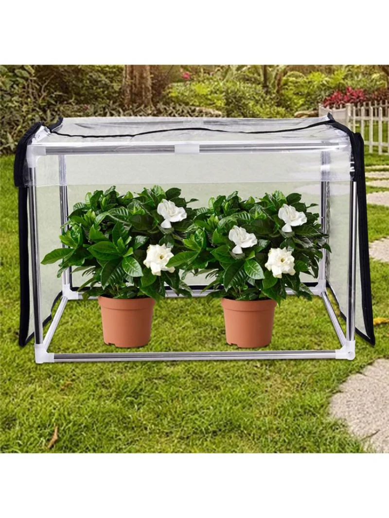 Small Garden Greenhouses Kit Mini Indoor Outdoor Homes Greenhouse Gardening Cover Outdoors Winter Plant Succulents