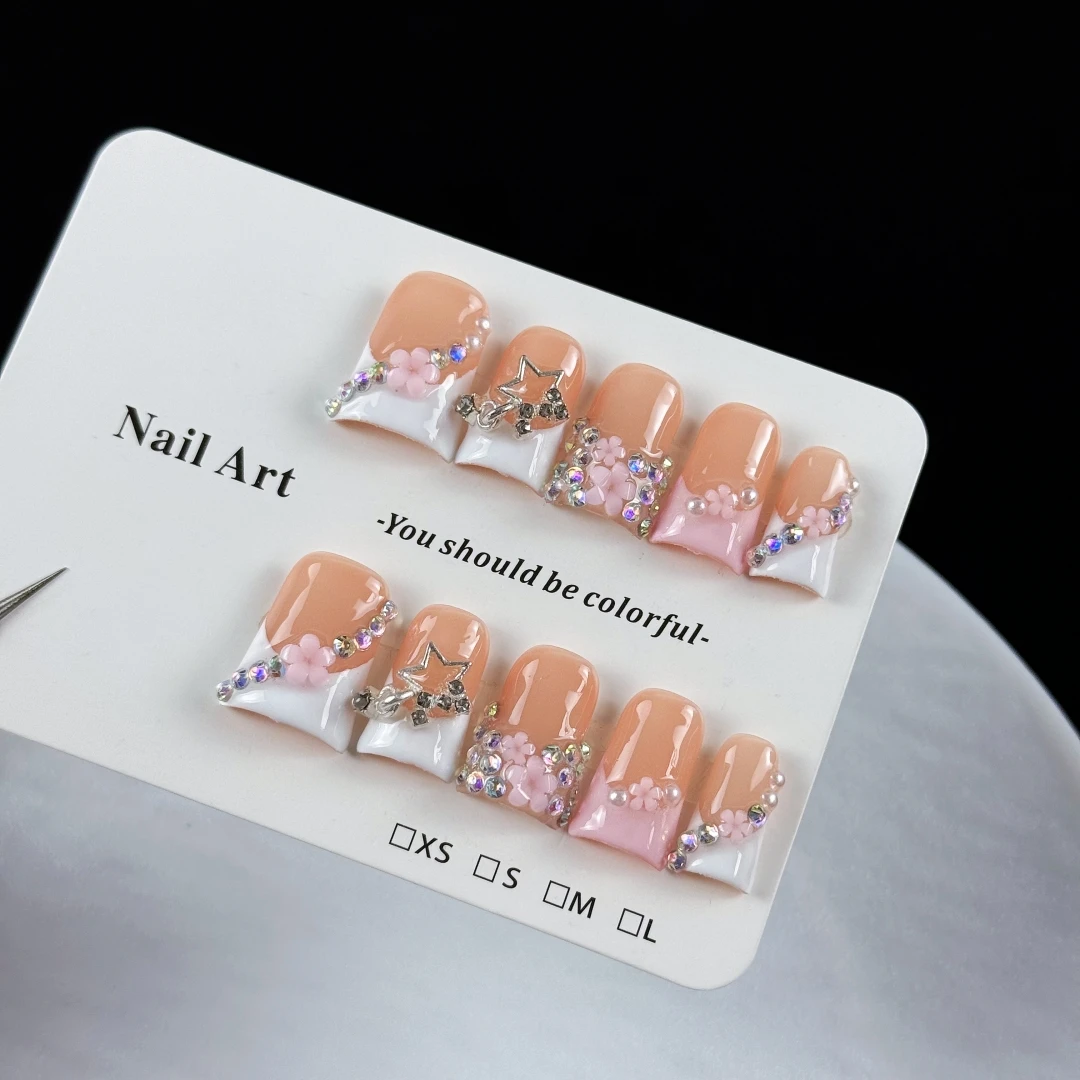 10個入り ハイエンドでファッショナブルな豪華スタイル、手描 - Nail Art Gliter のレビューと価格
