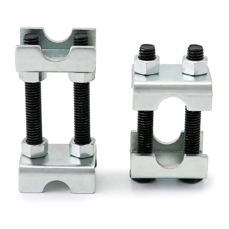 2 Way Adjustable Spring Spacer 1 To 2 Inch Height Shock Absorber Spring Spacers 2pcs Automotive Square Manual Adjuster Tool For
