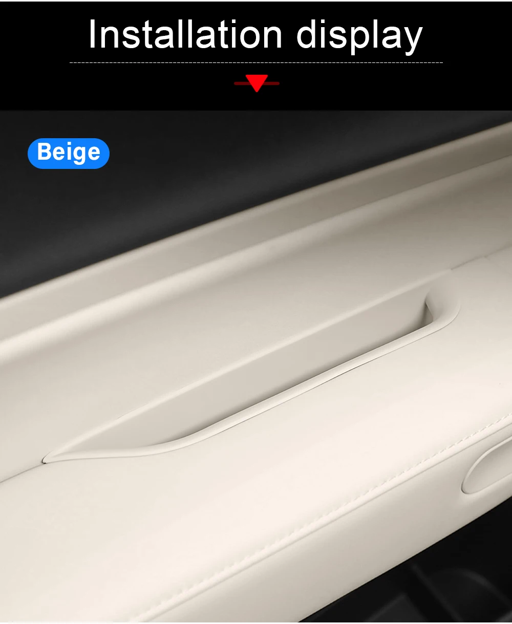 4 Stück Silikon-Aufbewahrungsboxen für Autotüren für Xpeng G6 2023 2024 2025 2026 Türfach-Organizer Innenraum-Zubehör – Detail 12
