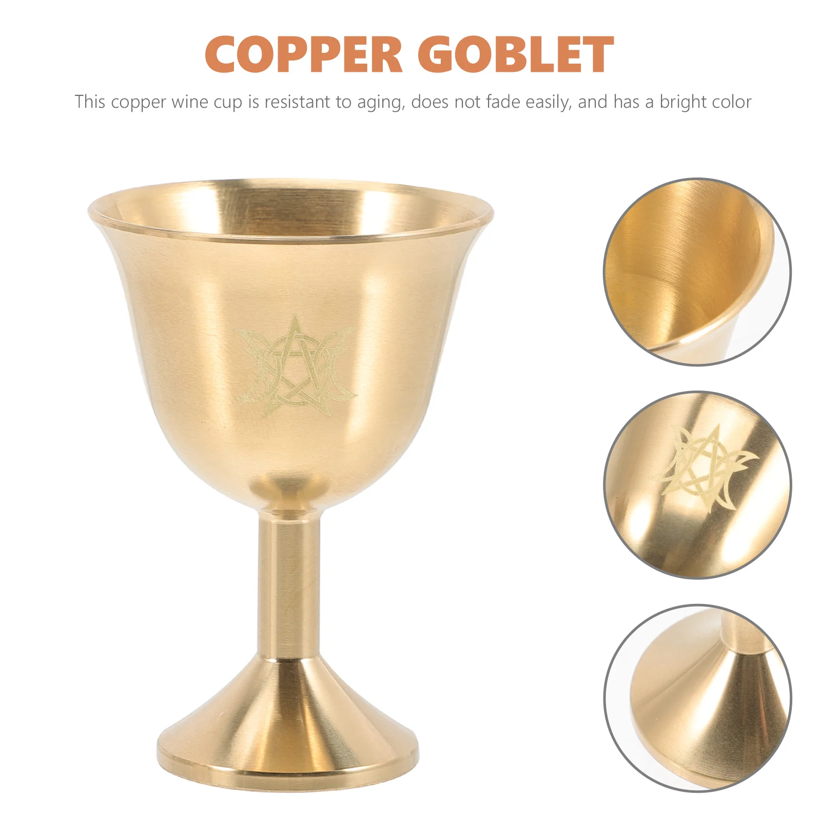 Cup Goldendoodle Ornament Retro Decor Holy Water Holder Sacrifice Copper Offering Supplies Mug