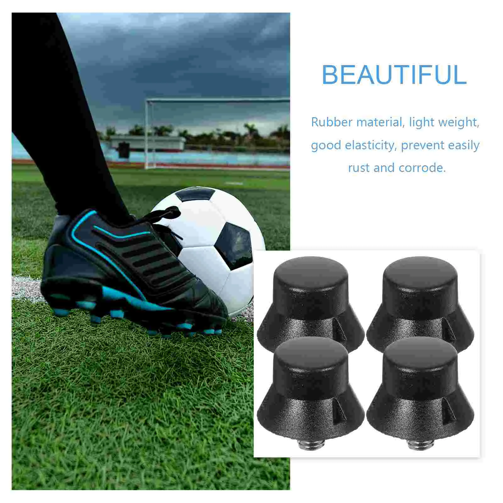 25 Pcs Football Cleats Spikes Anti-slip Shoes Nails Women's Baseball Sliding Mitt